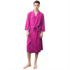 Bikitique Men Plus Size Cotton Bathrobes Autumn Kimono Long Sleeve Sleepwear Men Nightgowns Homewear Pijama Long Bathrobe Men