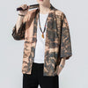 Crane Robe japanese Style kimono yukata 3XL man Loose Sunscreen cardigan 4XL Chinese Element Han Fu kimono haori 5XL