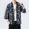 Crane Robe japanese Style kimono yukata 3XL man Loose Sunscreen cardigan 4XL Chinese Element Han Fu kimono haori 5XL
