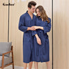 Gacloz Lovers Summer Bathrobe Waffle Thin Nightgowns Men Women Plus Size Kimono Bath Robe Sleepwear night robe nuisette homme