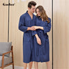 Gacloz Lovers Summer Bathrobe Waffle Thin Nightgowns Men Women Plus Size Kimono Bath Robe Sleepwear night robe nuisette homme