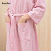 Gacloz Lovers Summer Bathrobe Waffle Thin Nightgowns Men Women Plus Size Kimono Bath Robe Sleepwear night robe nuisette homme