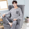 Yidanna long sleeve pijama cotton pajamas set for male plus size sleep clothing casual nightie sleepwear men pyjamas suit autumn