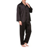 Men's Stain Silk Pajama Set Modern Style Sleepwears Men Sexy Soft Homme Cozy Satin Nightgown Casual Lounge Pajama Sets Nightwear
