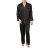 Men's Stain Silk Pajama Set Modern Style Sleepwears Men Sexy Soft Homme Cozy Satin Nightgown Casual Lounge Pajama Sets Nightwear