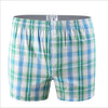 Men Underwear Boxers Plaid Loose Shorts Men Panties Cotton Soft Large Arrow Pants At Home Underwear Classic Basics Men pajamas