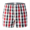 Men Underwear Boxers Plaid Loose Shorts Men Panties Cotton Soft Large Arrow Pants At Home Underwear Classic Basics Men pajamas