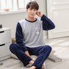 Cartoon Pajamas Set Men's Clothing Coral Fleece Pyjamas Autumn Winter Flannel Thicken Warm Sleepwear Suit Casual Homewear XXXL