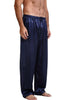 Mens Silk Satin Pajamas Pyjamas Pants Lounge Pants Sleep Bottoms Size S-XL Plus
