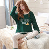 Matching Couple Pajama Set Cotton Pijamas Long Sleeve Sleepwear His-and-her Home Suit Pyjama For Lover Man Woman Lovers' Clothes