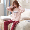 Matching Couple Pajama Set Cotton Pijamas Long Sleeve Sleepwear His-and-her Home Suit Pyjama For Lover Man Woman Lovers' Clothes