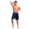 1PCS Mens Sleep Bottoms Sleepwear Men Underwear Solid Silk Satin Boxers Shorts Nightwear Pajamas Newest
